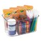 mDesign Plastic Storage Caddy Tote for Sewing & Craft Supplies, Small